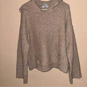 Modern Citizen Hoodie Cozy Tan Women's Sweater Size M